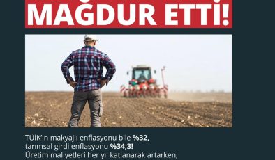 OZAN VARAL: “İKTİDAR ÇİFTÇİYİ YİNE MAĞDUR ETTİ”