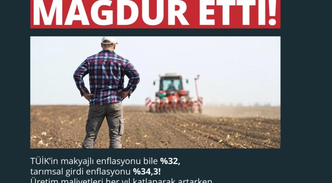 OZAN VARAL: “İKTİDAR ÇİFTÇİYİ YİNE MAĞDUR ETTİ”