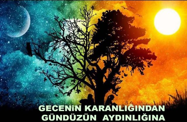 Gecenin karanlığından bir yazı!