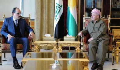 MİT Başkanı Kalın Erbil’de Barzani ile görüştü