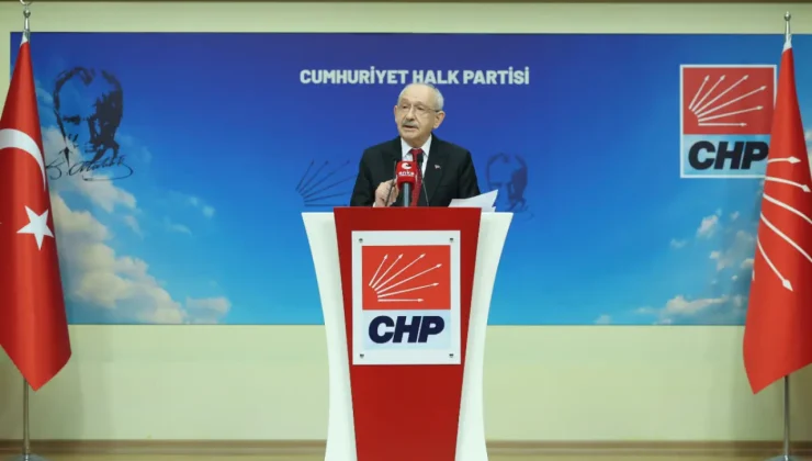 Kılıçdaroğlu’nun açıklama yaptığı salonda dikkat çeken değişiklik