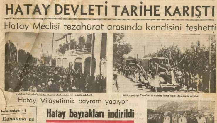 HATAY, ANAVATANDA…