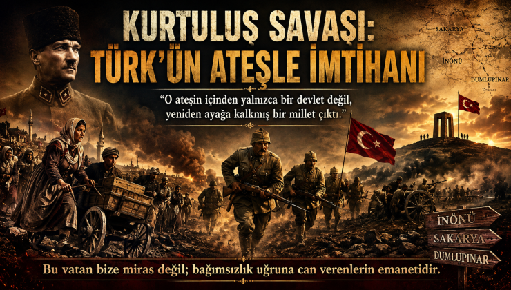 Kurtuluş Savaşı: Türk’ün Ateşle İmtihanı