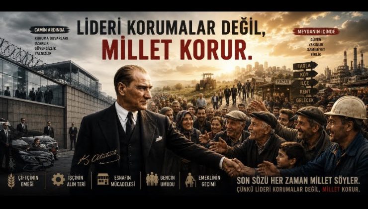 Lideri Korumalar Değil, Millet Korur…