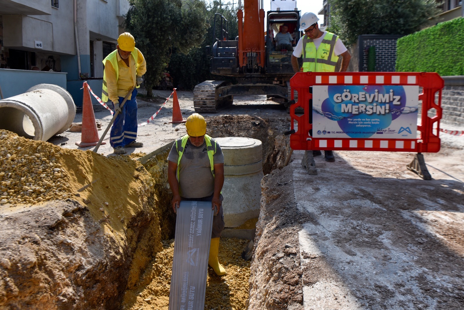 MESKİ’den 4 Merkez İlçenin Yağmur Suyu Altyapısına Güçlü Yatırım