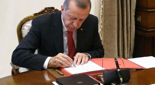 Cumhurbaşkanı Erdoğan tarafından yapılan atamalar Resmi Gazete’de