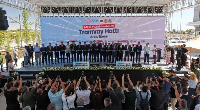 Konya’nın Raylı Sistem Ağını Güçlendirecek Adliye-Şehir Hastanesi Hattı Açıldı