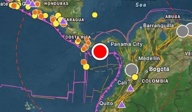 7.6 ile sallanan Panama’dan felaket görüntüleri