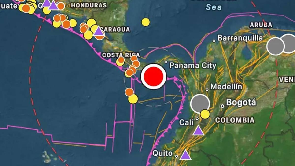 7.6 ile sallanan Panama’dan felaket görüntüleri