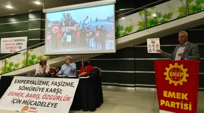 EMEP Genel Başkanı Aslan: ‘Bu düzen çürüdü, değiştirmek için birleşmeliyiz’