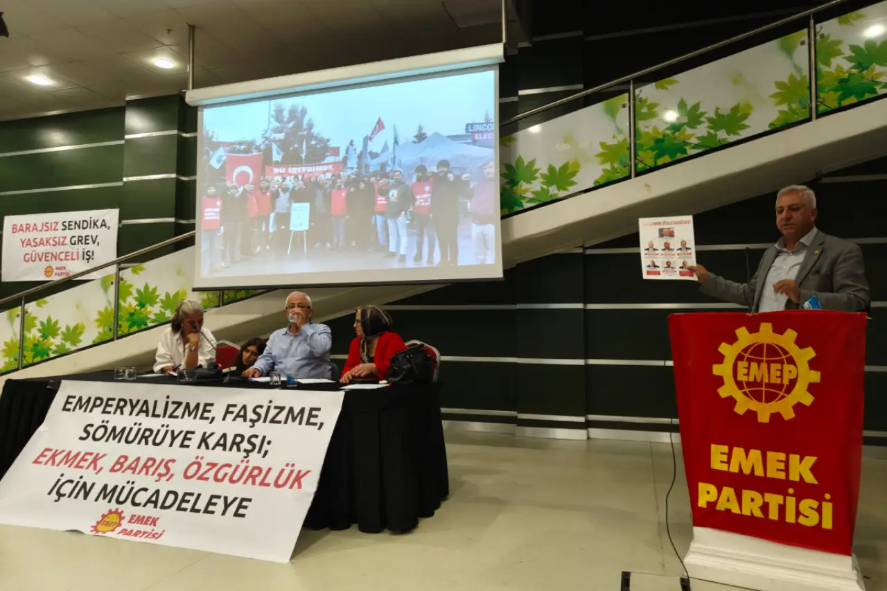 EMEP Genel Başkanı Aslan: ‘Bu düzen çürüdü, değiştirmek için birleşmeliyiz’
