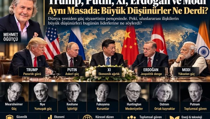 TRUMP, PUTİN, Xİ, ERDOĞAN VE MODİ AYNI MASADA: BÜYÜK DÜŞÜNÜRLER NE DERDİ?