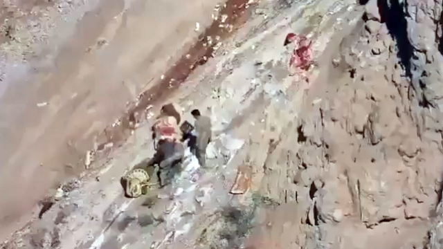 PKK’nın Metina’daki 4 kampı boşalttığı anların görüntüleri